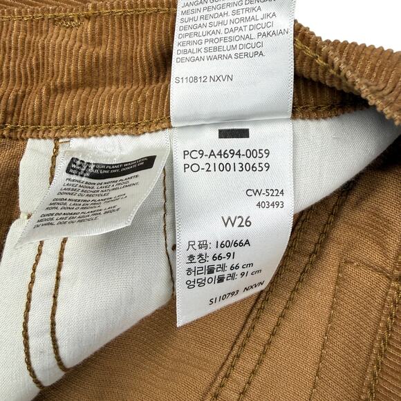 NWT LEVI'S Women's Icon Corduroy Mini Skirt Size 26 - Picture 7 of 9